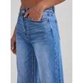 thumbnail image 5 of EMMIOL Women's Baggy Boyfriend Jeans Mid-Low Waist Vintage Wide Leg Denim Streetwear Pants, 5 of 8