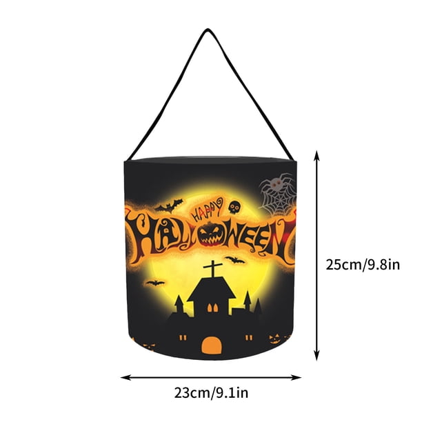 Bolsa Luminosa para Dulces de Halloween, Luz Led Portátil de Calabaza, Tela Transpirable, Sin Olor, a Prueba de Pollillas, Fácil de Guardar, Ideal para Fiestas, Ideal para Artículos Pequeños, Tamaño