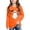 Orange#5, variant on Qingpeng Boys Girls Cute Highland Cow Halloween Graphic Shirt Long Sleeve Crewneck Pullover Top