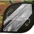 thumbnail image 3 of Insulated Tarp, Reusable Heavy Duty Thermal Survival Blanket – 60x82in, Reflects 90% Body Heat, Waterproof, Windproof, 3-Layer Design, Reinforced Grommets, Woodland Camo, 3 of 6