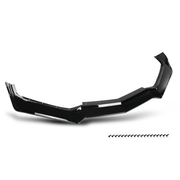 Front Bumper Lip Splitter Glossy Black Fit for 2020-2024 Corvette C8 GM 5VM Style