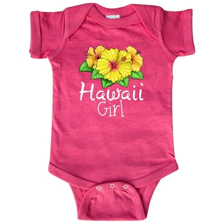 

Inktastic Hawaii Girl Hibiscus Flowers Gift Baby Girl Bodysuit
