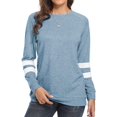 thumbnail image 1 of Womens Sweatshirts Long Sleeve Shirts for Women Pullover Knit Sweater, 1 of 6