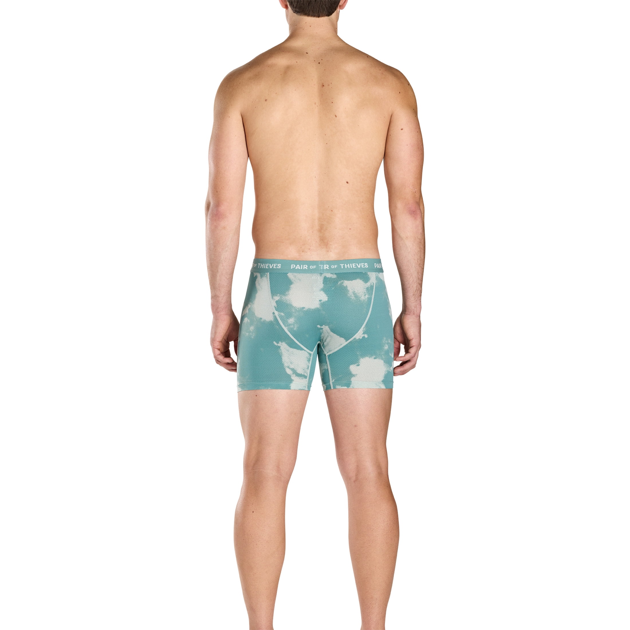 SuperFit Mesh Boxer Brief Sea Foam 2pk L