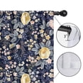 thumbnail image 4 of Blackout Kids Curtains,Pioneer Flower Floral Print Pattern Childrens Insulated Curtains Set Of 2,Bedroom Essentials,Toddler Room Decor 42"x63", 4 of 5