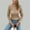 Khaki, variant on Aueoeo Fashion Sweaters for Women Crewneck Long Sleeve Slim Fitted Textured Cable Knit Pullover Sweater Tops