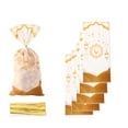 thumbnail image 5 of Eid Mubarak Cellophane Candy Bags 50Pieces, Muslim Castle Moon Star Pattern Ramadan Treat Bags Cellophane Bags Favor Bags with Gold Twist Ties for Eid Iftar Diwali Party Supplies - 4 Designs, 5 of 9