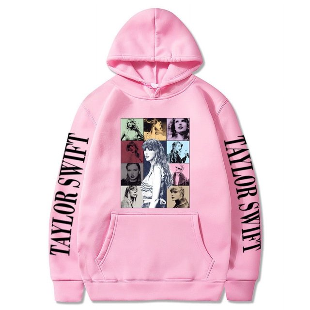 Taylor Swift Men'S And Women'S Casual Sports Hooded Sweatshirt Loose Thread Bottom Hem Sweatshirt Jacket