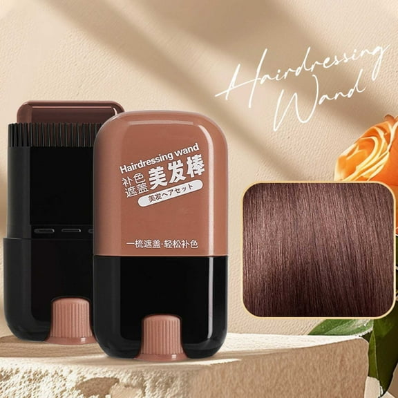 Portable Hair Color Up Stick With Comb Comb Hair Up Comb 2-in-1