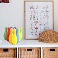thumbnail image 4 of BEADCEST Small Bowling Set For Toddlers Bowling Toy Set Assorted Color Educational Intelligence Development 1 Set, 4 of 6