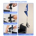 thumbnail image 4 of Bandera para sillas de ruedas, scooters de movilidad, andadores y andadores, accesorios de seguridad, 2 metros de largo, plegable (azul), 4 of 5