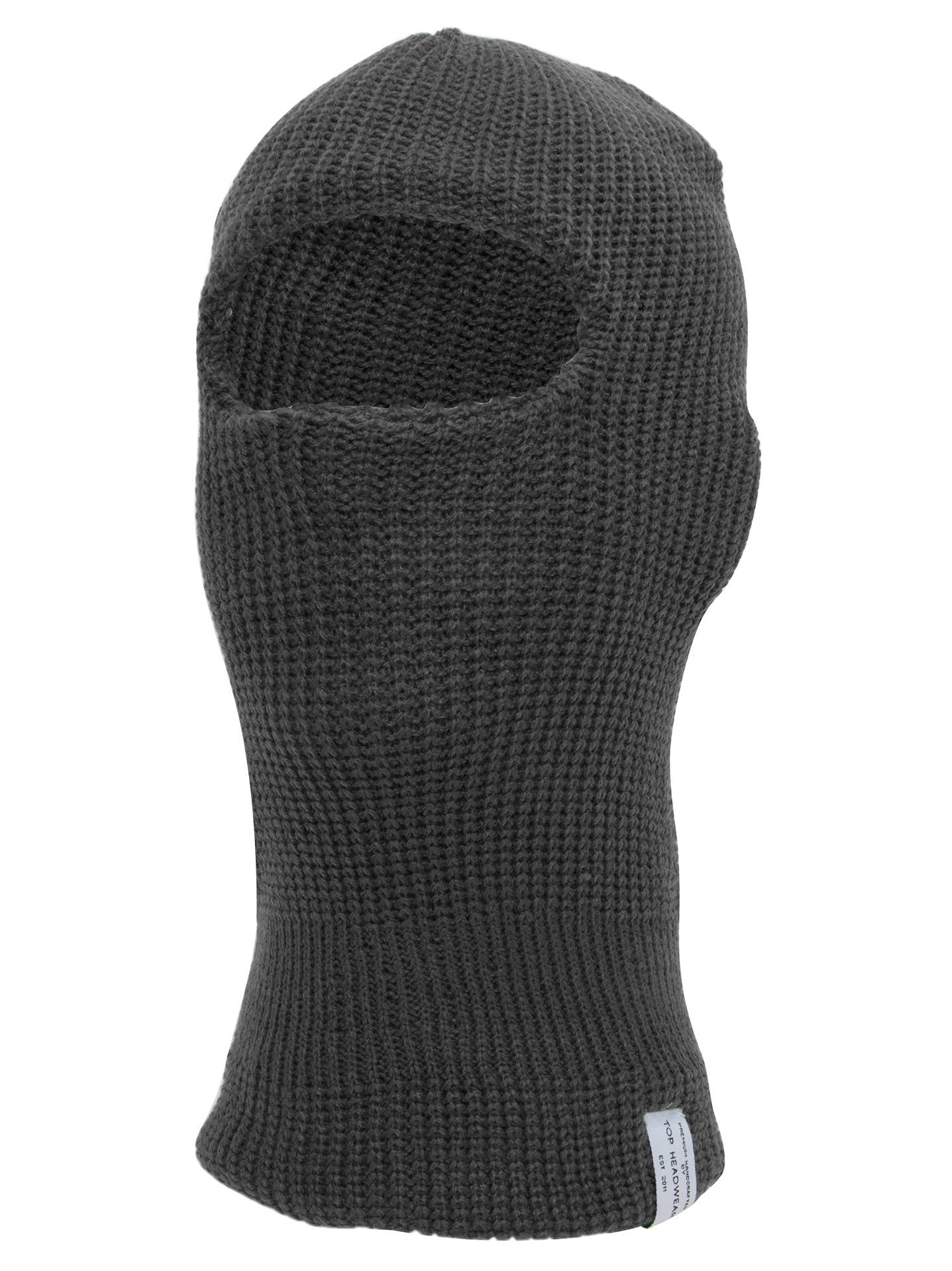 TopHeadwear One Hole Ski Mask (20 Different Colors) Dark Grey