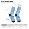 thumbnail image 2 of Masiiu Bluey Pattern Adult Crew Socks, Breathable Color-Block Mid-Calf Socks, Comfortable for Daily Wear and Sports, 2 of 6