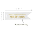 thumbnail image 5 of Inkdotpot Gold Foil Paper Hang Tags Hugs & Kisses From The Wedding Favor Tags 100 Pieces, 5 of 6