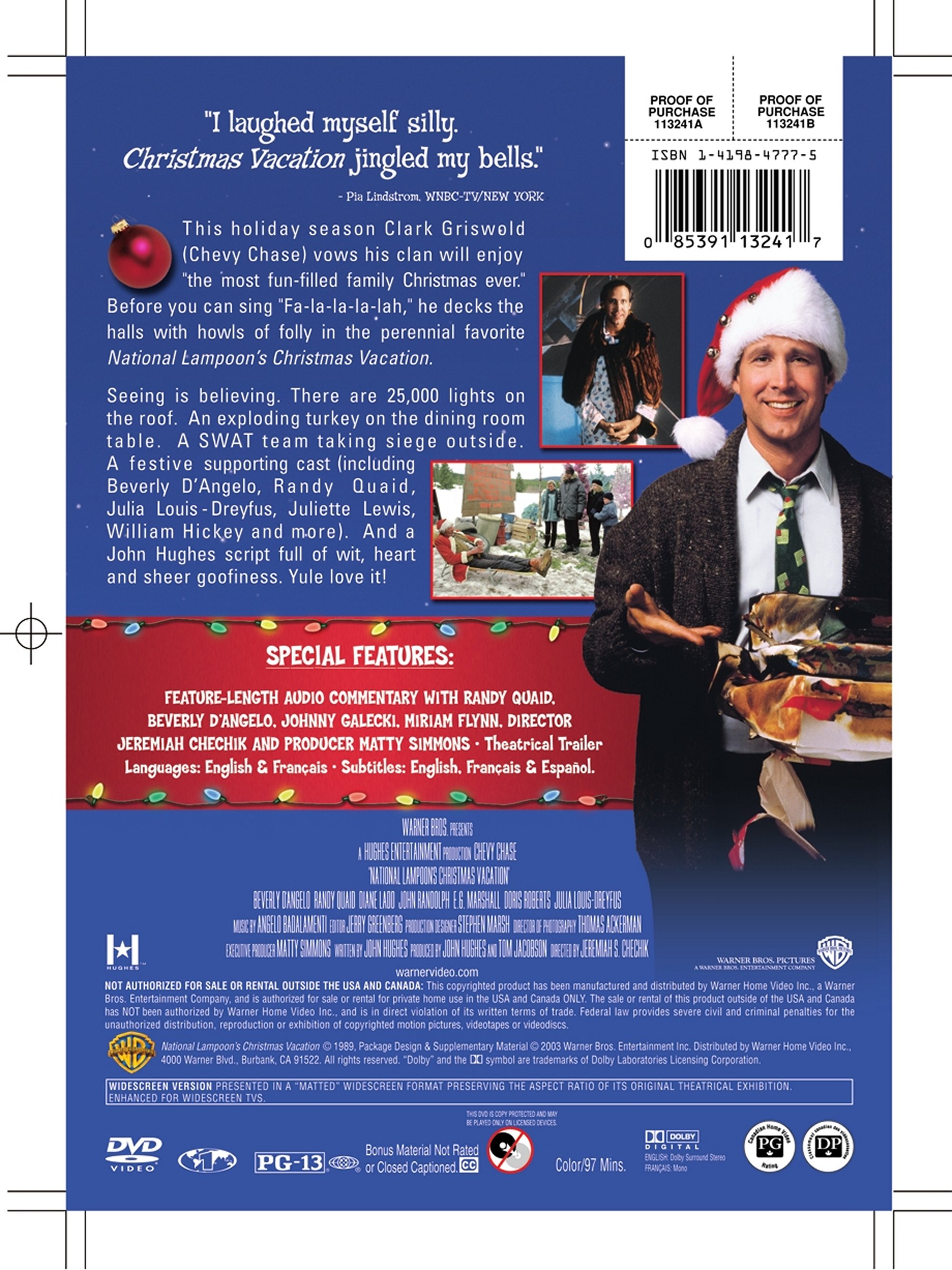 National Lampoon's Christmas Vacation (DVD), Warner Home Video, Comedy - image 2 of 7