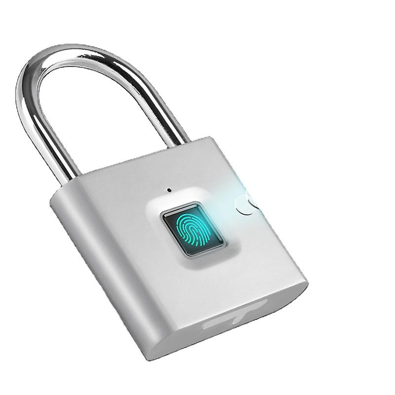 Cadenas à Empreinte Digitale - Serrure Biométrique Sans Clé Pour Portes Locaux De Stockage Et Pieces Avec Chargement Usb Et Serrure A Combinaison 97278504