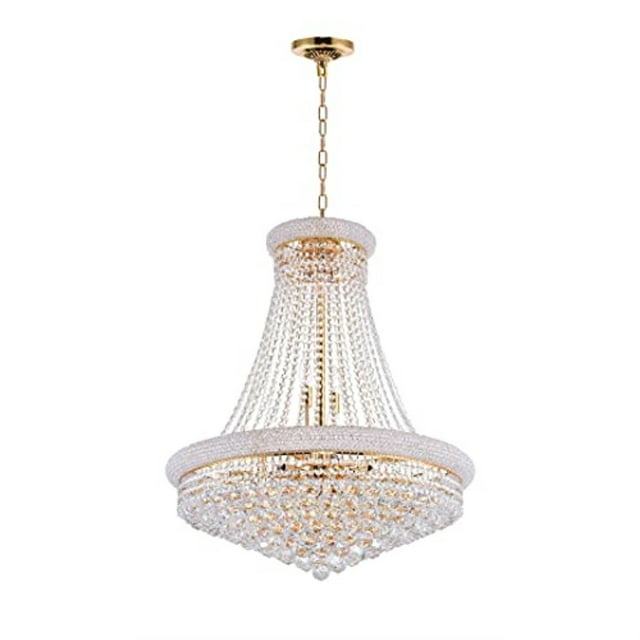 CWI Lighting Empire 18 Light Down Chandelier With Gold Finish