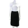 Pre-owned|Escada Womens Pencil Skirt Black Size 40
