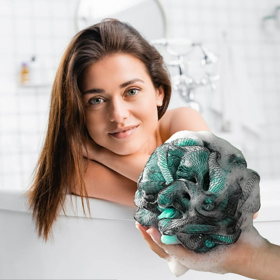 BGZLEU Dreamy And Colorful Bath Flower-soft And Non Scattering-scrubbing Bath-high Beauty And Friendly Bath