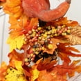 thumbnail image 4 of Fall Wreath, Autumn Maple Leaf Harvest Thanksgiving Door Wreath for Front Door with Pumpkins, Pinecone, Maple Leaf and Berry, 18 Inch, 4 of 6