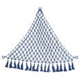 thumbnail image 2 of Stuffed Animal Storage Net,  Tassel Space Saving Cotton Rope Easy To Install Toys Storage Hammock  For Home Royal Blue, 2 of 8