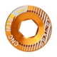 thumbnail image 1 of Tapa de manivela de bicicleta de aleación de aluminio M18, rosca de carretera, para cadena BMX, ciclismo Oro, 1 of 9