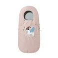thumbnail image 1 of Saco De Dormir Para Cochecito Grueso Y Cálido Cojín Manta De Dormir Con Cremallera Rosa Rosado Zulema  Manta de dormir para cochecito, 1 of 8