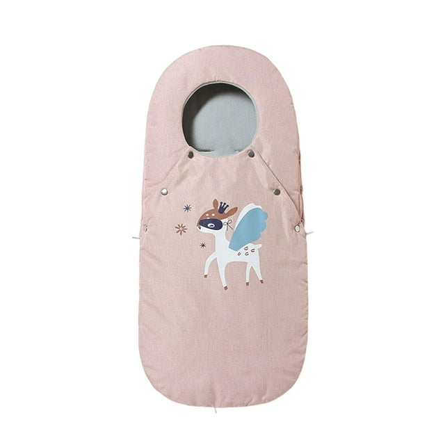 HILABEE Sac de Couchage Épais et Chaud Coussin Couverture Sacs de Couchage avec Fermeture Éclair Rose