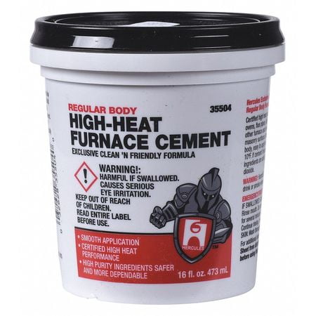 Jordan 3 Cement - Hercules 35504 High Temperature Furnace Cement, 1 pt.