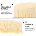 thumbnail image 3 of LEEYNEER Latch Hook Kits for Beginners Assorted Color Acrylic 20 Rolls, 3 of 8