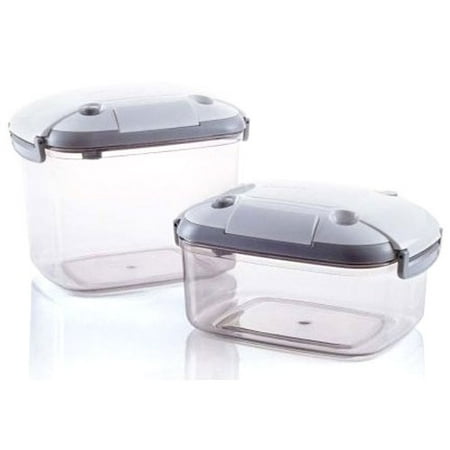 Zevro Indispensable VacuumSaver 2-Piece Container Set