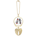 thumbnail image 1 of Canvas Shoes U.S U.K Flag Pattern Car Keychain Angel Wing Pendant, 1 of 4