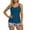 Dark Green, variant on Swimsuit for Women Beach Vacation Clothes Two Piece Tankini Swimsuits for Bathing With Shorts Athletic Two Side Pockets Swimwear