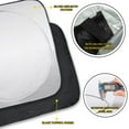 thumbnail image 5 of For X1 X3 X5 X7 Sunshade Windshield Sun Shade  Insulated Front Window Shield Windshield Cover Sun Visor Protector Privacy UV Reflector Blocks Heat, 5 of 7
