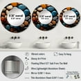 thumbnail image 4 of Designart "Spiritual Stones Of euphony I" Spiritual Stone Multi-Color Large Round Mirror - Round Bedroom Mirror Wall Decor - Traditional Round Printed Mirror - 29" x 29", 4 of 6