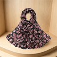 thumbnail image 4 of Elegant Thin Printed Scarf with Soft Drape Multi-Use Accessory for Beach, Office & Casual Outfits, 4 of 5