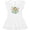 AA-White, variant on Inktastic Girls Happy Earth Day Girls Toddler Dress