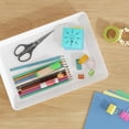 thumbnail image 2 of Lifewit Serving Tray for Party Supplies, Reusable Serving Platter for Catering, Snack, Fruit, Charcuterie, Appetizer, Plastic Food Trays, Hosting Essentials, BPA Free, White, 4 Pcs, 2 of 7