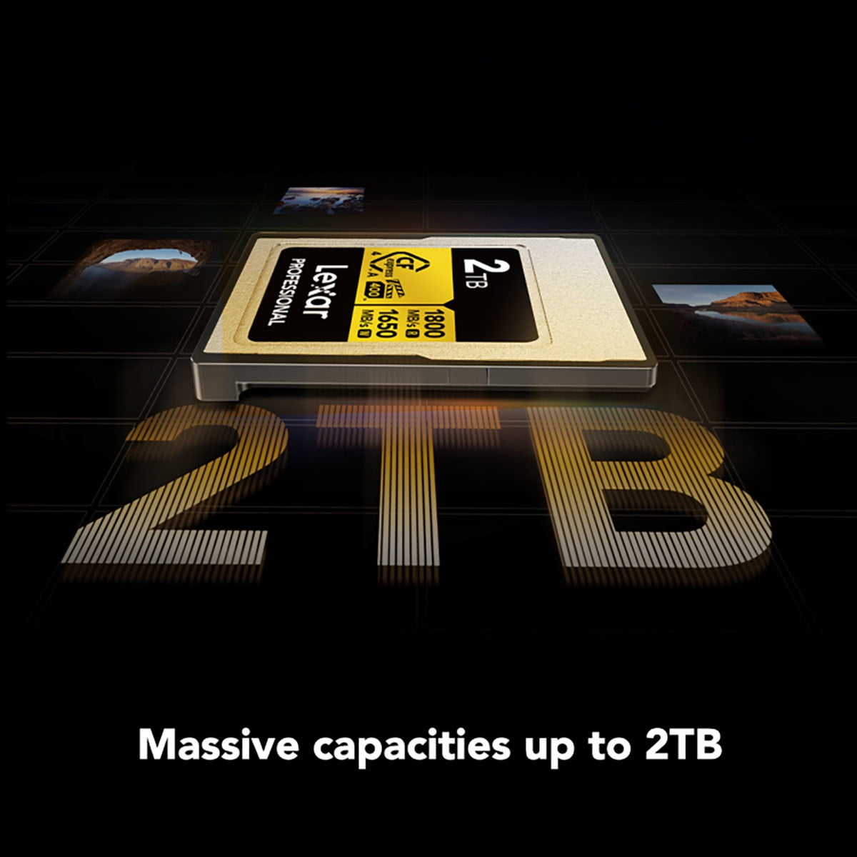 Lexar Gold Series Professional 2TB CFexpress 4.0 Type-A Memory Card