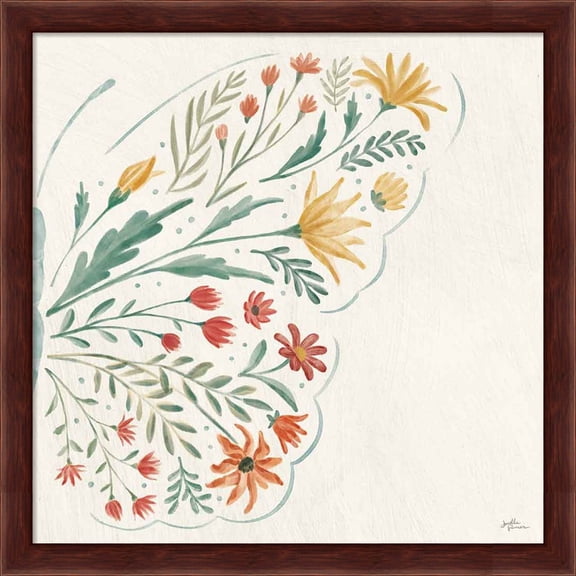 Great Art Now Wildflower Vibes VII No Words by Janelle Penner, Framed Wall Art, 13.25W x 13.25H