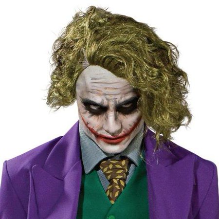 Batman Dark Knight The Joker Wig Adult Halloween Costume Accessory