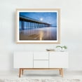 thumbnail image 5 of The Atlantic & Fishing Pier - Ocean City Maryland Photography Ocean Coastal Beach Landscape Scenic Oak Framed Wall Art Print 8 x 10 inches, 5 of 6