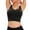 Black, variant on LELINTA Women Padded Sports Bra, Gym Workout Tank Tops, Sexy Medium Support Yoga Bras with Removable Cups Fitness Running Shirts