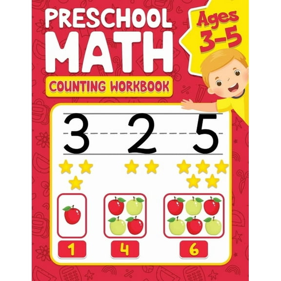 Preschool Math Counting for Ages 3-5, (Paperback)