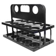 thumbnail image 1 of Portabotellas de fútbol, ​​soporte para botellas de agua deportivo, soporte plegable para bebidas, soporte para bebidas para el hogar, fitness, hockey Negro, 1 of 8