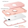 thumbnail image 3 of Dteck for iPhone 16e Case with Screen Protector, Heavy Duty Shockproof Dust/Drop Poof 3 Layers Full Bady Protection Rugged Cover Case for iPhone 16E 2025 6.1",Rosegold, 3 of 5