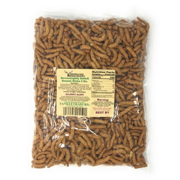 YANKEETRADERS Narrow(Lightly Salted) Sesame Snack Sticks, 32 Oz. Bag
