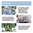 thumbnail image 3 of Summer Cozy Cover Sun & Bug Cover (Glacier Gray) - The Industry Leading Infant Carrier Cover Trusted by Over 2 Million Moms Worldwide for Protecting Your Baby from Mosquitos, Insects & The Sun, 3 of 5