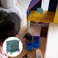 thumbnail image 3 of Mini Armoire de Maison Décor Miniature Armoire en Bois Jouet Armoire de Poupée Mini Accessoire de Maison, 3 of 8
