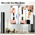 thumbnail image 4 of Surpdew Air Pressure Wine Bottle Opener - Pump Corkscrew, Effortlessly Opens Bottles In 3-7 Pumps, No Electricity, Easy To Use, Gift For Wine Lovers B, 4 of 7